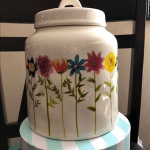 Rae Dunn Floral Canister